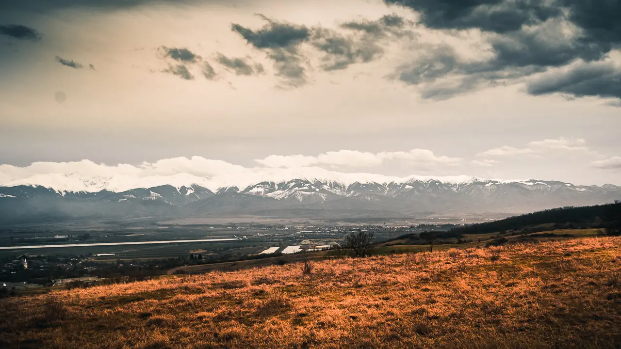 The Fagaras Mountains in Romania