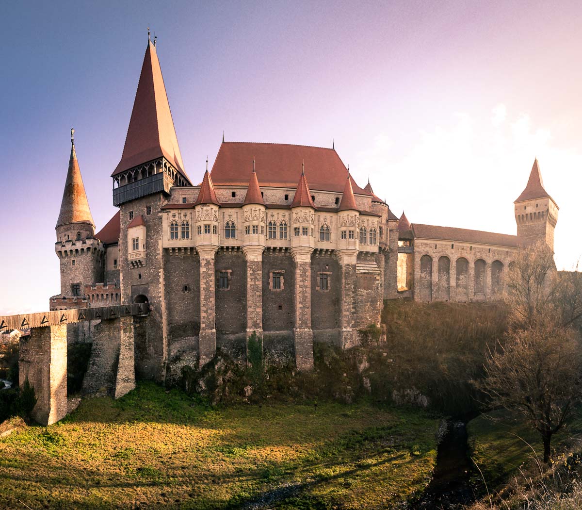 The Corvin Castle which is also known as the Hunyad Castle.