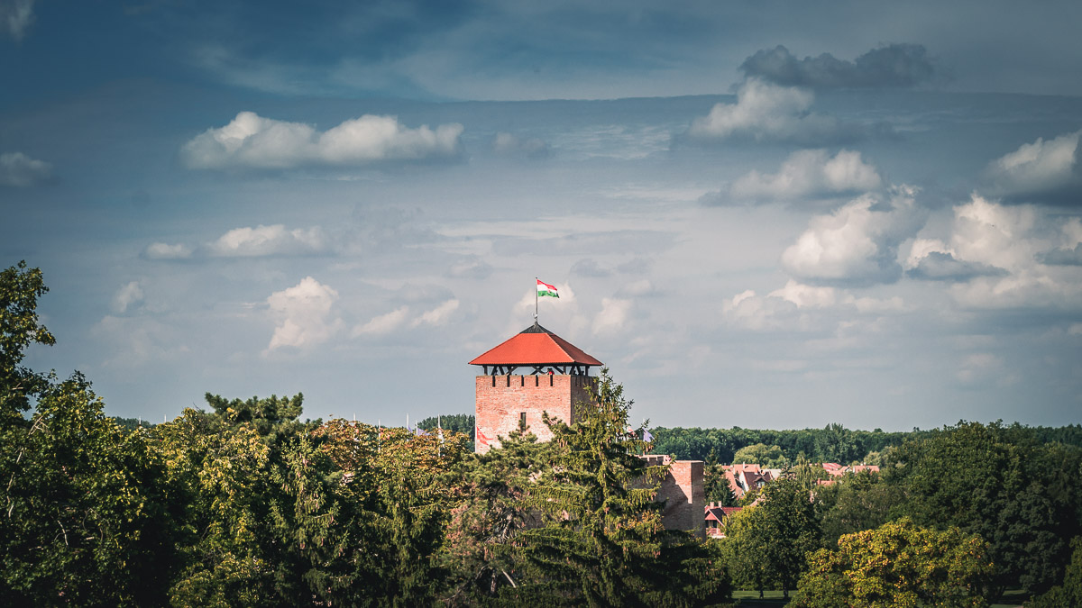 The Gyula Castle tower.