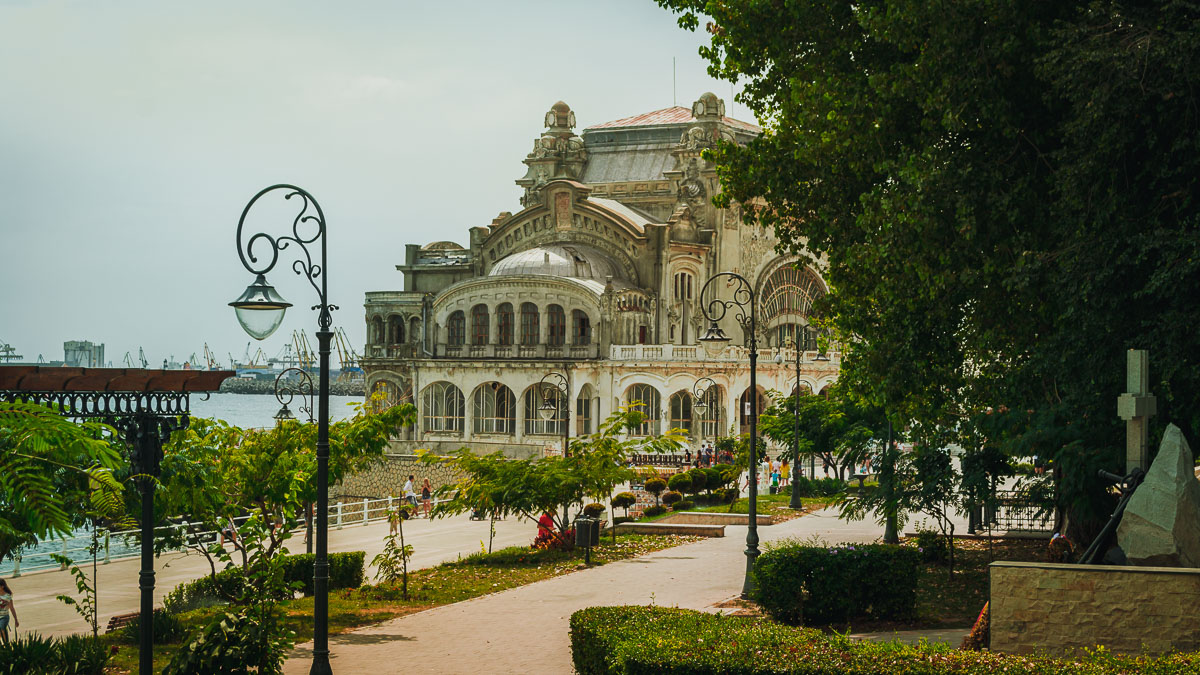 The Casino and the seafront in Constanța.